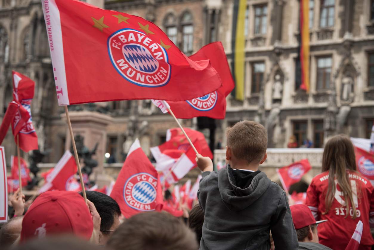 Torcida do Bayern no campeonato alemão